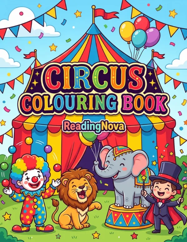 Free colouring book: Circus Colouring Book