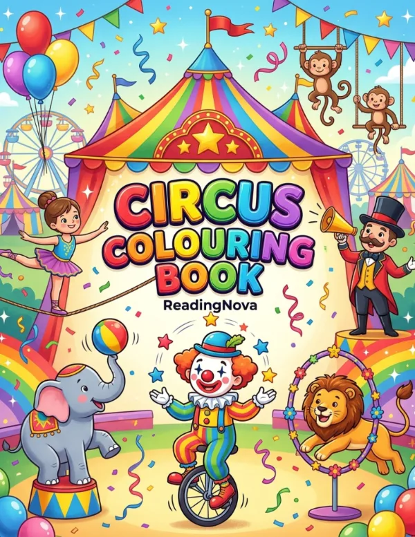 Free colouring book: Circus Colouring Book Ver2