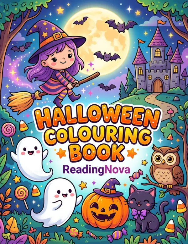 Free colouring book: Halloween Colouring Book Ver2