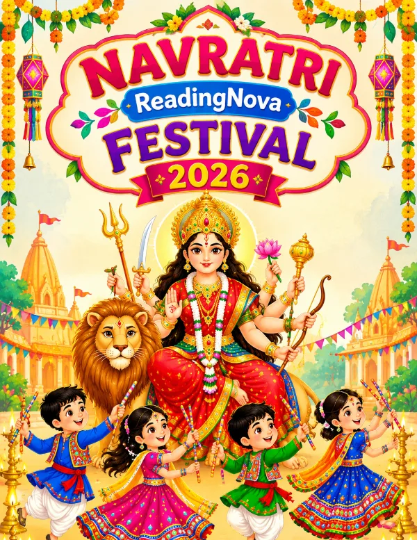 Free colouring book: Navratri Festival