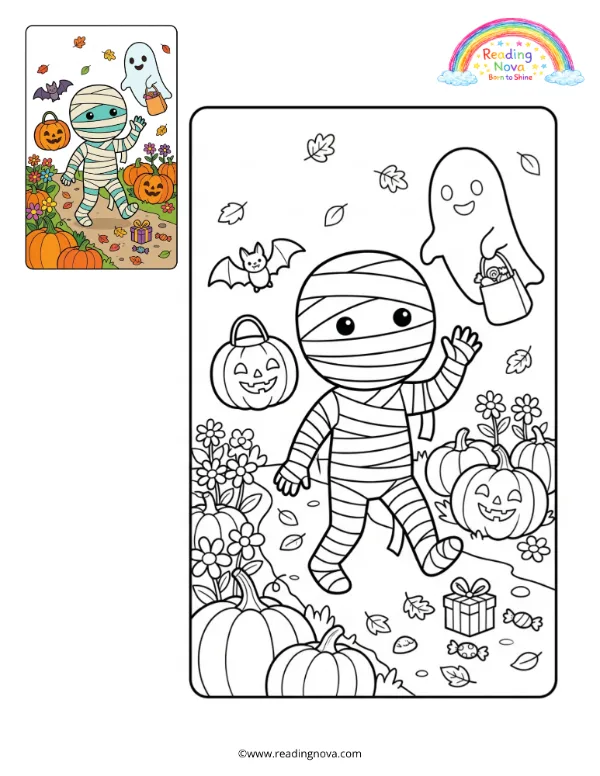 Free colouring page: Mummy_s Fun