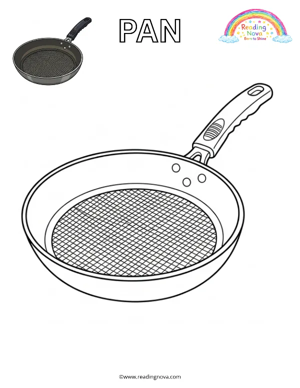 Free colouring page: Pan