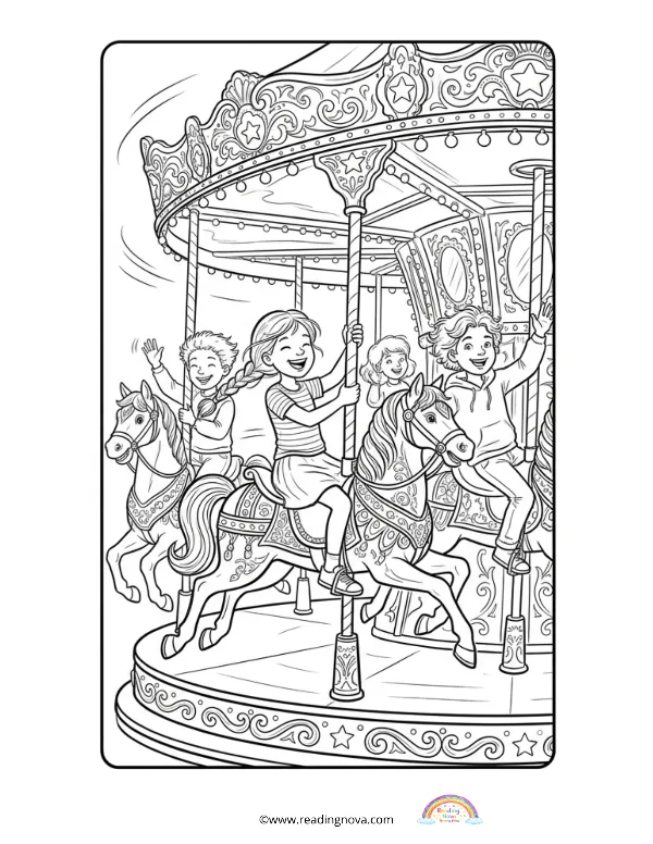 Free colouring page: Parks And Playground 1