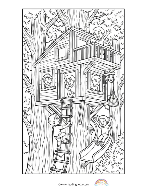 Free colouring page: Parks And Playground 15