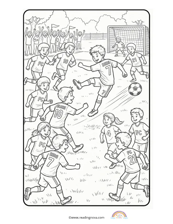 Free colouring page: Parks And Playground 4