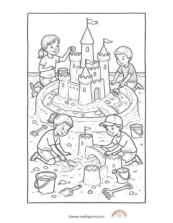 Free colouring page: Parks And Playground 7