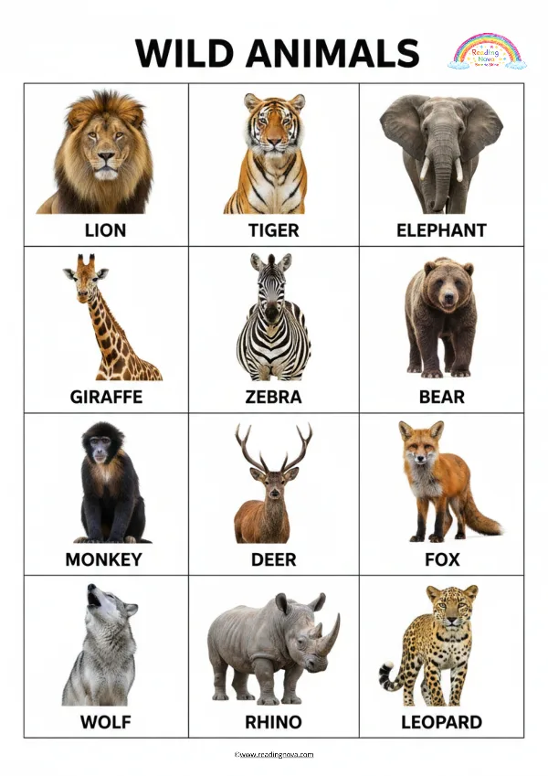 Free poster: Wild Animals